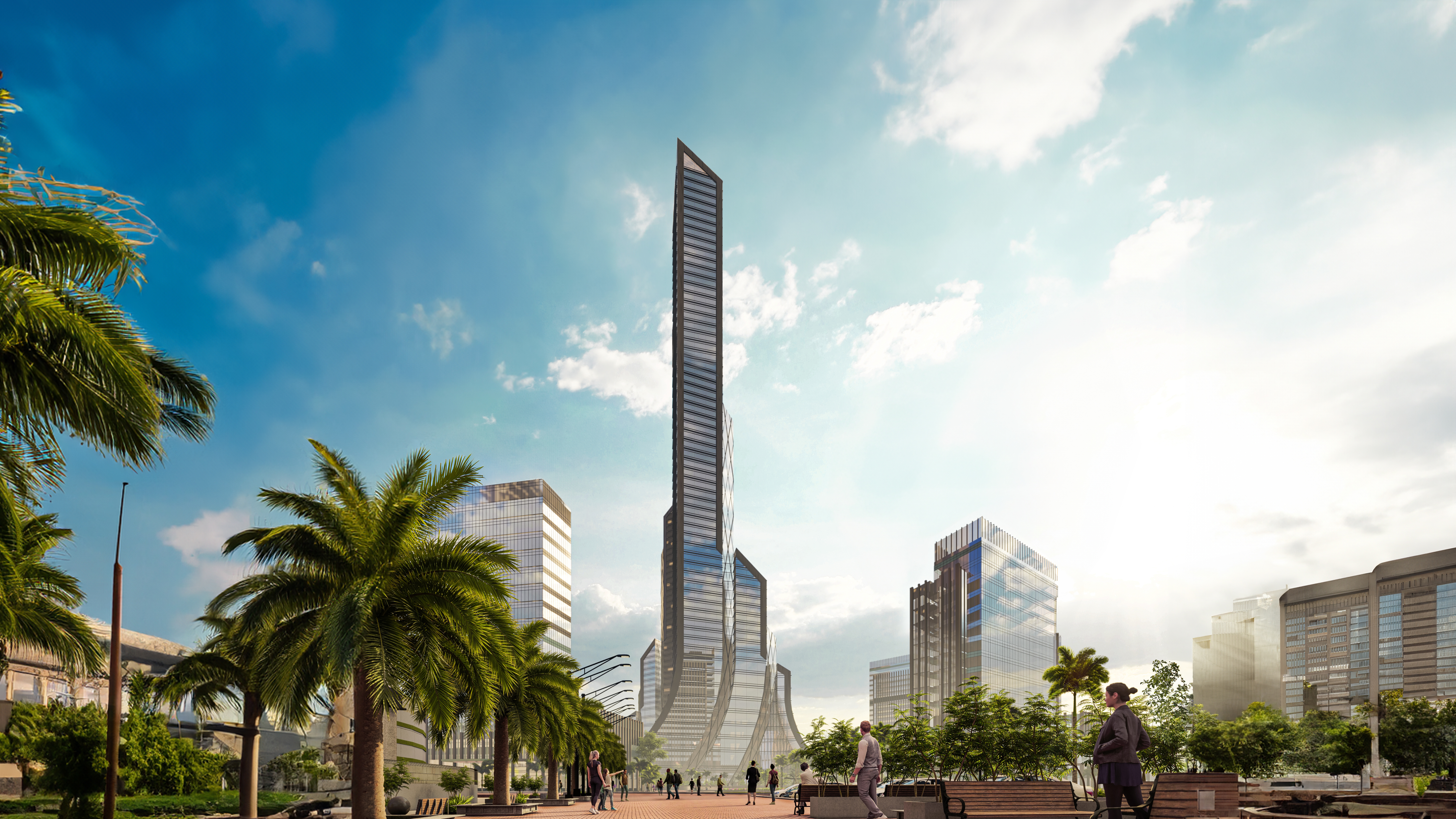 Estate Nama - CBD Street View - Commercial Plots for Sale Rawalpindi